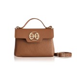 Cumpara ieftin Poșetă Piele Naturală Belle Tabac, Damă, Curea Reglabilă, Made in Greece, Lucrată Manual, Elegantă, 14x23x10cm
