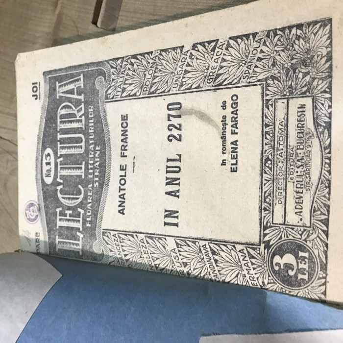 D, Regalista , Lectura , In anul 2270