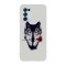 Husa compatibila cu Oppo A15s model Wolf in love, Silicon, TPU, Viceversa