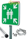 Indicator de protectie pentru loc de adunare in caz de urgenta