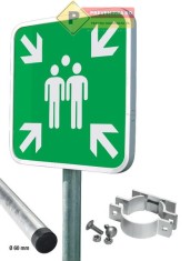 Indicator de protectie pentru loc de adunare in caz de urgenta foto