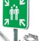 Indicator de protectie pentru loc de adunare in caz de urgenta