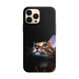 Husa compatibila cu Apple iPhone 14 Pro Max model I am Cat,Silicon, Tpu, Viceversa, Transparent, Carcasa