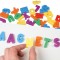 Set litere mari magnetice Lena multicolore 36 piese 3 cm lungime
