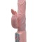 Vibrator Dragon 4 Moduri Vibratii, 4 Moduri Rotatii, TPR, USB, Natural, 23 cm