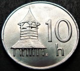 Moneda 10 HALIEROV - SLOVACIA, anul 2002 * cod 2572 B = UNC, Europa, Aluminiu