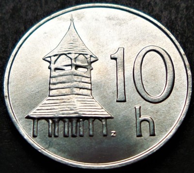 Moneda 10 HALIEROV - SLOVACIA, anul 2002 * cod 2572 B = UNC foto