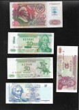 Set Transnistria 14 bancnote cateva rare, Europa