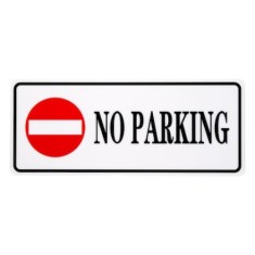 Sticker autoadeziv CSD, No parking, Din PVC, 12 cm x 29 cm foto