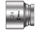 Cheie Tubulară HEX 24mm WERA - 6-puncte, Oţel Crom-Vanadium