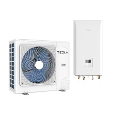 Pompa de caldura aer-apa split Tesla TATP-16HMDA1 16kW, A+++/A++, 3kW back-up heater, Wi-Fi, 220V