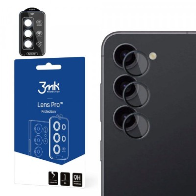Folie de protectie Camera Spate 3MK Protection Pro pentru Samsung Galaxy S24 S921, Sticla Securizata, Transparenta foto