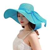 Palarie din rafie Blue