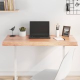 vidaXL Blat masă, 100x50x(2-6) cm, maro, lemn tratat contur organic 363952