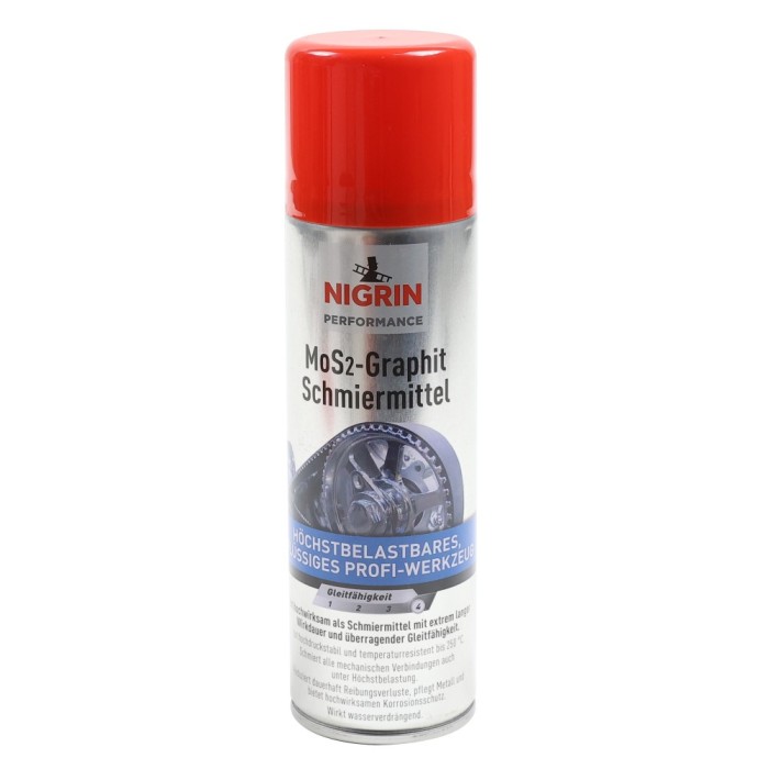 Spray auto, lubrifiant, ulei grafitat, Nigrin MoS2 Hybrid, 250 ml