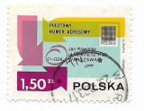 Polonia - Introducerea codurilor postale, 1973 - obliterat