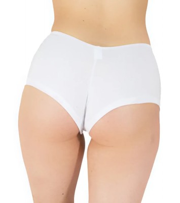 Chilot brazilian boxer bumbac elastic C1214 - XL - Alb foto