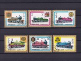 Serie parțială de timbre poștale &bdquo;Locomotive cu Abur&rdquo; (Statul Ajman, 1971)