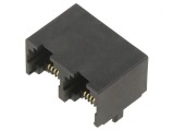 RJ11 Modular Jack Right Angle 2 Ports, MOLEX