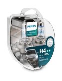 Set 2 becuri auto Philips H4 Xtreme Vision Pro +150% 12V 55W