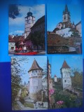 HOPCT LOT 2159 SIBIU -4 CARTI POSTALE-CIRCULATE, Circulata, Printata
