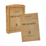 C. Rădulescu-Motru, Timp și destin, 1940, cu dedicație pentru dr. Voiculescu (posibil Vasile Voiculescu)