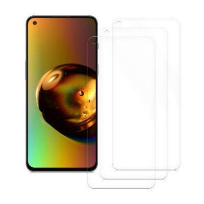 Set 3 folii de protectie Kwmobile pentru OnePlus Nord 2 5G, Fata, Polimer, 57682.1 foto