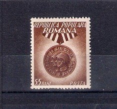 ROMANIA 1953 - 9 ANI DE LA ELIBERAREA PATRIEI, MNH - LP 352 foto