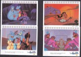 Guyana 1993 Disney Aladdin MI 4 bl. 368-371 MNH