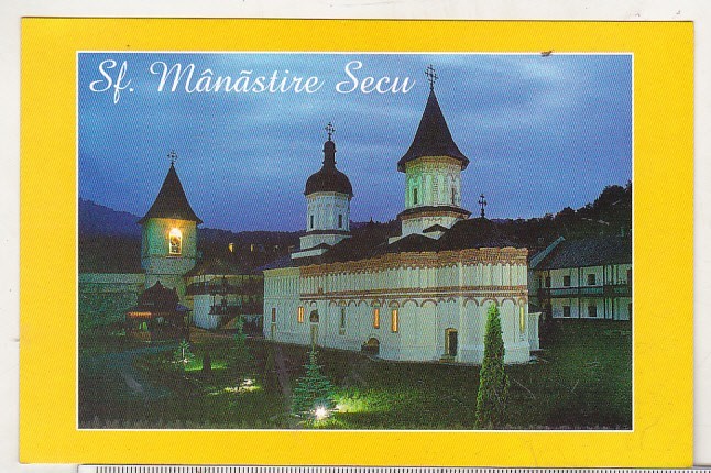 bnk cp Manastirea Secu - Vedere - necirculata
