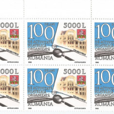Romania, LP 1615/2003, Ziua marcii postale romanesti, bloc de 6 timbre, MNH