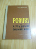 N. I. POLIVANOV--PODURI DE BETON ARMAT PENTRU DRUMURI AUTO - 1959