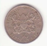 Kenya 50 cenți 1971 - Mzee Jomo Kenyatta