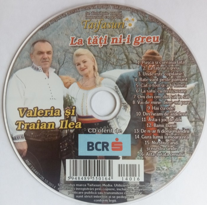 CD Valeria si Traian Ilea La toti ni-i greu revista Taifasuri
