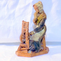 Statuetă vintage din lemn / SIC made in France /