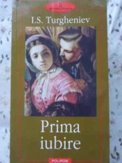PRIMA IUBIRE-I.S. TURGHENIEV foto