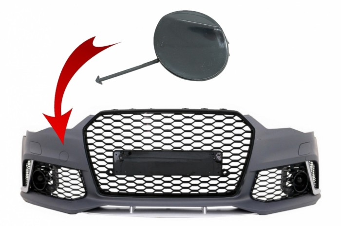 Capac Carlig Remorcare Bara Fata AUDI A6 C7 4G Facelift (2011-2018) RS6 Design Performance AutoTuning