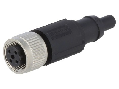 Conector Profibus M12 mamă, drept, cod B foto