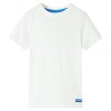 Tricou pentru copii, ecru, 128 12397, vidaXL
