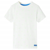 Tricou pentru copii, ecru, 128 12397, vidaXL