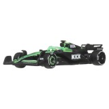 HOT WHEELS PREMIUM REAL RIDERS FORMULA 1 2024 MASINUTA METALICA KICK SAUBER F1 TEAM NUMARUL 5 SCARA 1 LA 64