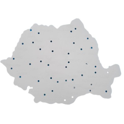 Sablon harta Romania mic foto