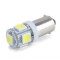Led auto H6W, BAX9S cu 5 leduri SMD