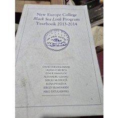NEW EUROPE COLLEGE BLACK SEA LINK PROGRAM YEARBOOK 2013-2014-DAVID CHIGHOLASHVILI SI ALTII