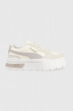 Puma sneakers din piele Mayze Stack Luxe Wns culoarea bej 389853