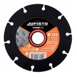 Disc diamantat segmentat, metal, taiere uscata, 125 mm/22.23 mm, Jufisto GartenVIP DiyLine