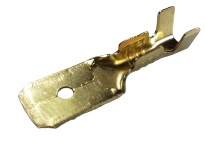 Set 100 bucati papuci auto tata neizolati 6.3mm sectiune fir 1-2.5mm2