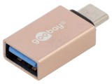 Adaptor OTG Goobay USB 3.0 USB A la USB C Aurit Metal 56622