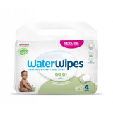 Servetele umede Biodegradabile Water Wipes Soapberry, 4 pachete x 60 buc, 240 buc