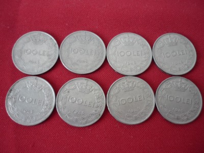 100 LEI 1943 LOT 8 BUC. foto